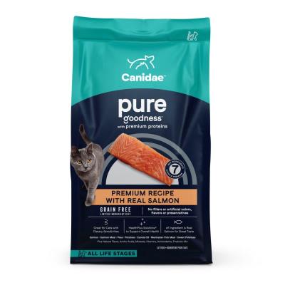 Canidae Pure Grain Free Dry Cat Food, Salmon, 5-lb