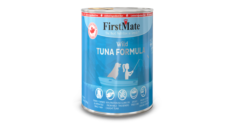 FirstMate Grain-Free Canned Dog Food, Tuna, 12.2-oz