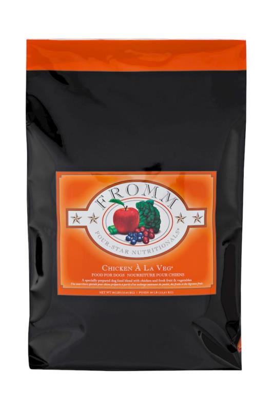 Fromm Four-Star Dry Dog Food, Chicken A La Veg, 30-lb