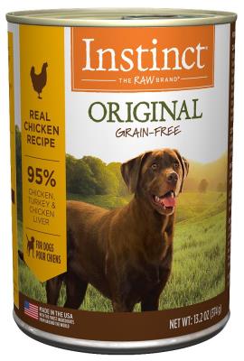 Instinct Original Canned Dog Food, Chicken, 13.2-oz