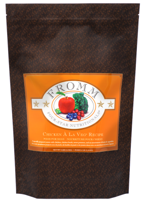 Fromm Four-Star Dry Dog Food, Chicken A La Veg, 4-lb