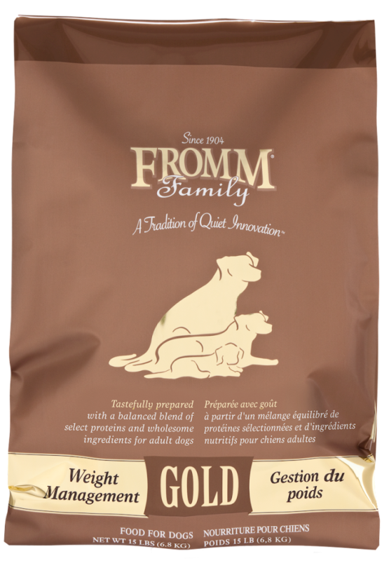 Fromm Gold Dry Dog Food, Weight Management, 15-lb