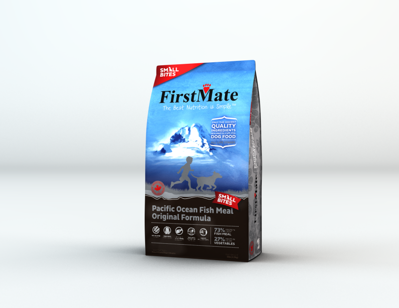 FirstMate Grain-Free Dry Dog Food, Small Bites, Ocean Fish, 5-lb