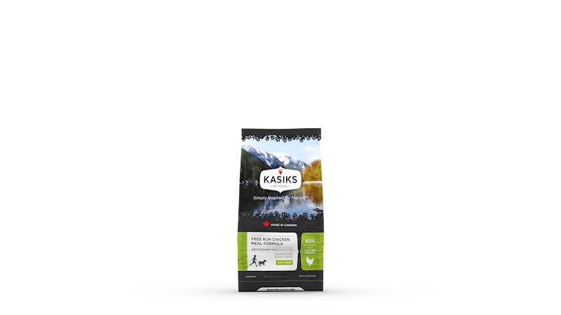 Kasiks Grain-Free Dry Dog Food, Chicken, 5-lb