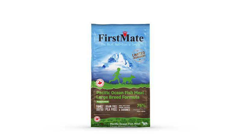 FirstMate Grain-Free Dry Dog Food, Large Breed, Ocean Fish, 25-lb