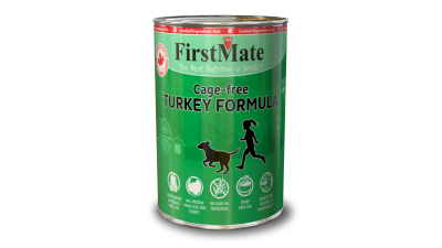 FirstMate Grain-Free Canned Dog Food, Turkey, 12.2-oz