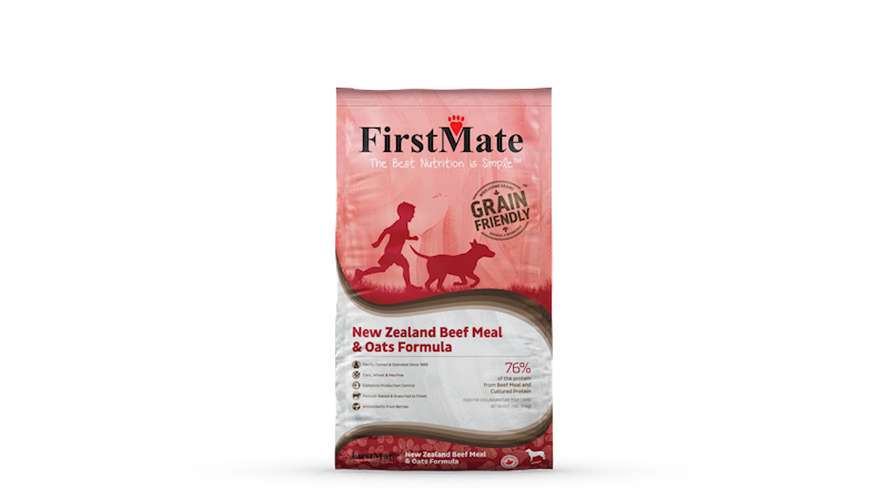 FirstMate Grain Friendly Dry Dog Food, Beef & Oats, 25-lb
