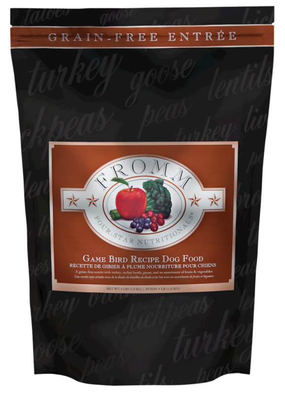 Fromm Four-Star Dry Dog Food, Game Bird, 4-lb