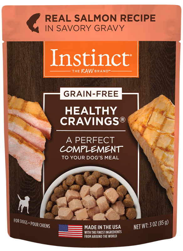 Instinct Healthy Cravings Wet Dog Food Topper, Salmon, 3-oz