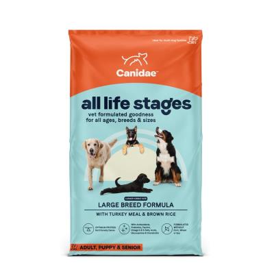 Canidae All Life Stages Dry Dog Food, Large Breed, Turkey Meal & Brown Rice, 30-lb
