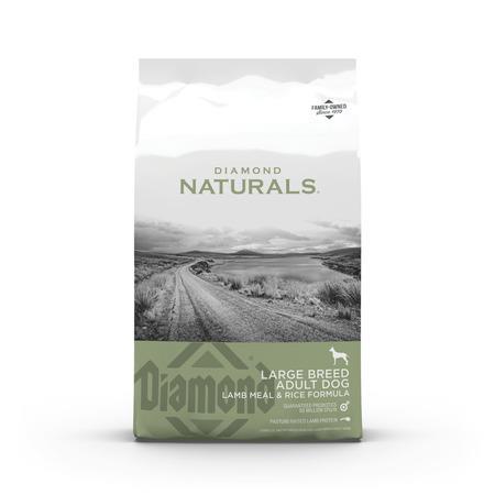 Diamond Naturals Dry Dog Food, Large Breed Adult, Lamb & Rice, 40-lb