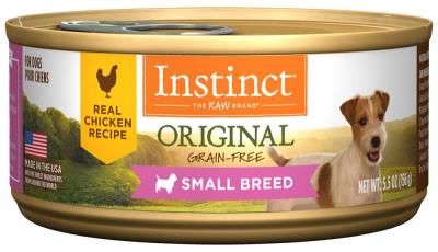 Instinct Original Canned Dog Food, Small Breed, Chicken, 5.5-oz
