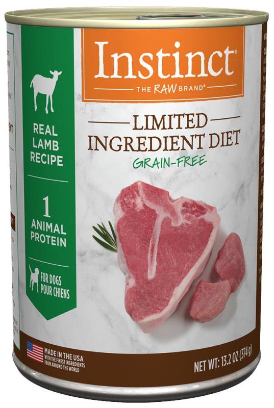 Instinct Limited Ingredient Diet Canned Dog Food, Lamb, 13.2-oz