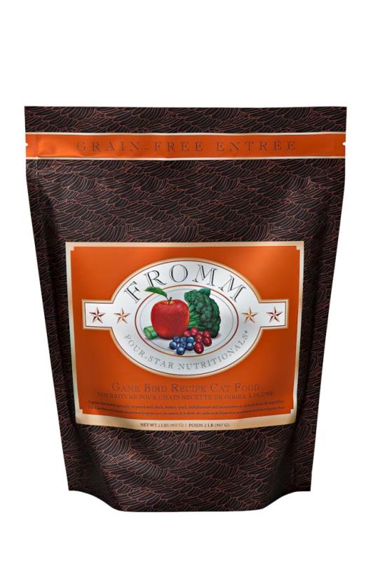 Fromm Four-Star Dry Cat Food, Game Bird, 2-lb