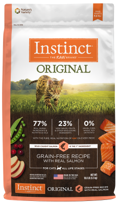 Instinct Original Dry Cat Food, Salmon, 10-lb
