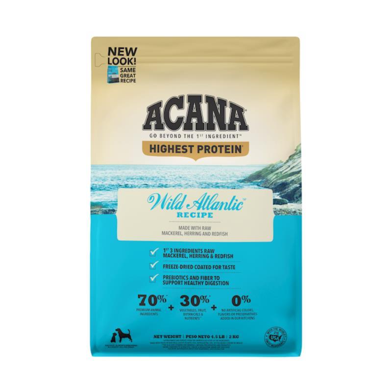 Acana Grain-Free Dry Dog Food, Wild Atlantic, 4.5-lb