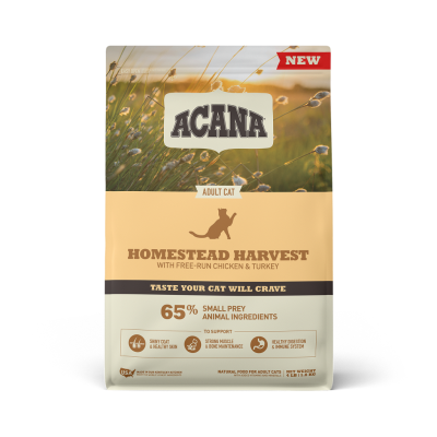 Acana Dry Cat Food, Homestead Harvest, 4-lb