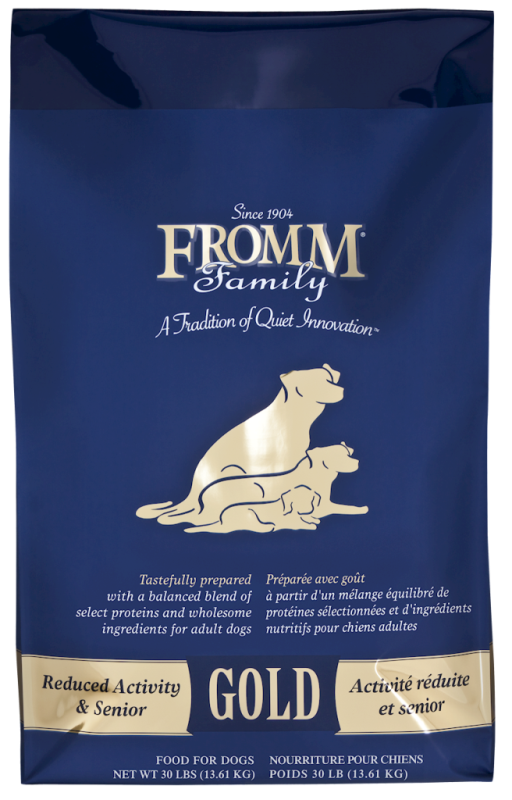 Fromm Gold Dry Dog Food, Reduced Activity & Senior, 30-lb
