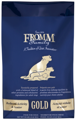 Fromm Gold Dry Dog Food, Reduced Activity & Senior, 30-lb