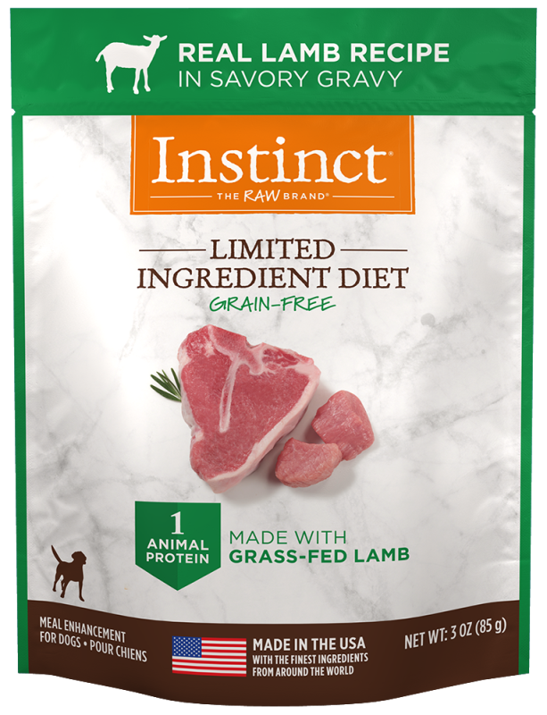 Instinct Limited Ingredient Diet Wet Dog Food, Lamb, 3-oz