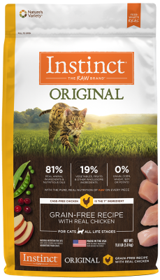 Instinct Original Dry Cat Food, Chicken, 11-lb