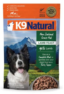 K9 Natural Lamb Feast Freeze-Dried Dog Food, 17.6-oz