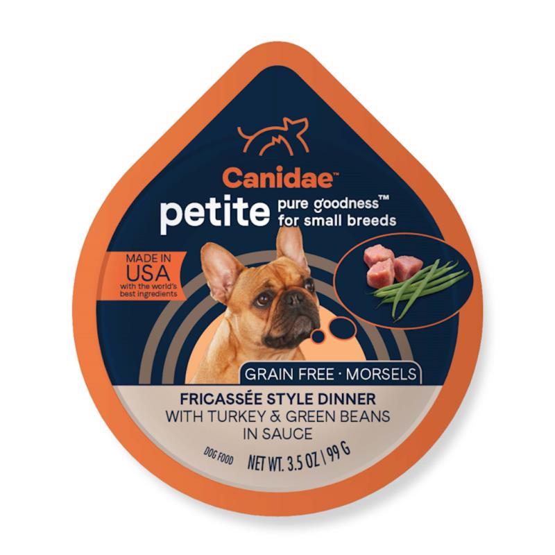 Canidae Pure Petite Grain Free Wet Dog Food, Turyeky & Green Beans, 3.5-oz