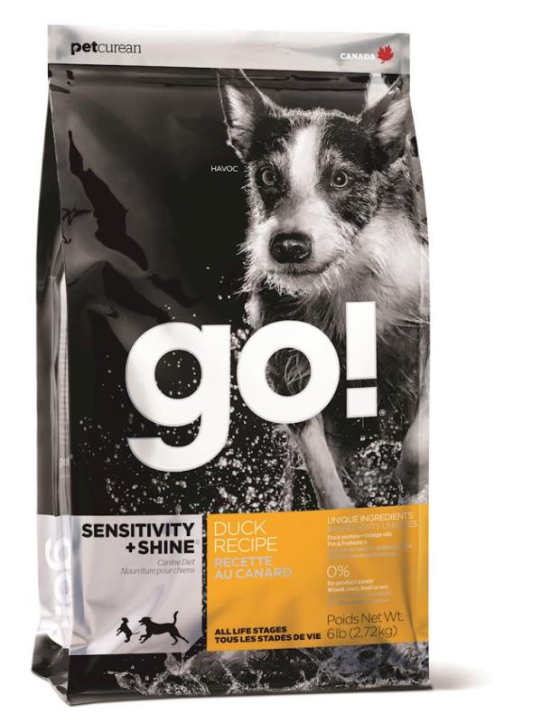 Go! Sensitivity + Shine Limited Ingredient Dry Dog Food, Duck, 25-lb