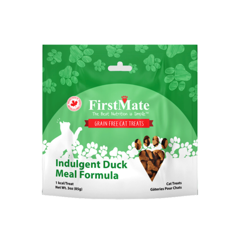 FirstMate Cat Treats, Duck, 3-oz