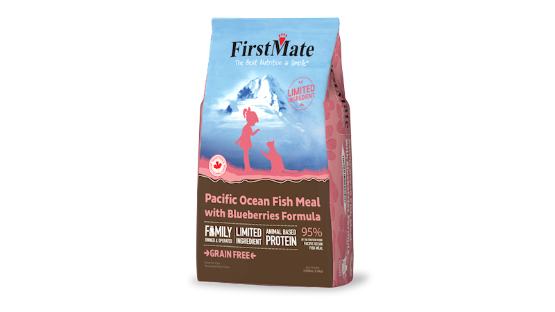 FirstMate Grain-Free Dry Cat Food, Ocean Fish, 3.96-lb