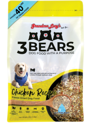 Grandma Lucy and the 3 Bears Chicken Freeze-Dried Dog Food, 8-lb