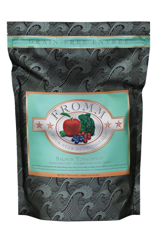 Fromm Four-Star Dry Cat Food, Salmon Tunachovy, 5-lb