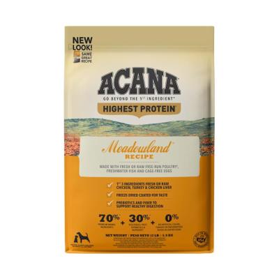 Acana Grain-Free Dry Dog Food, Meadowland, 13-lb