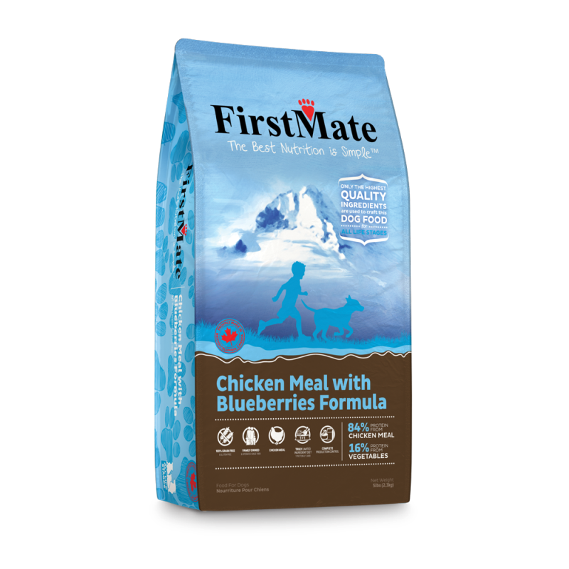 FirstMate Grain-Free Dry Dog Food, Chicken, 5-lb