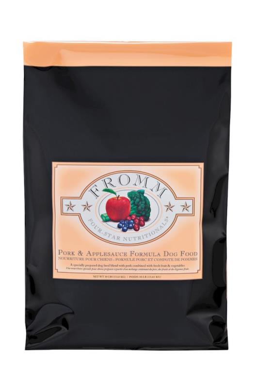 Fromm Four-Star Dry Dog Food, Pork & Applesauce, 30-lb