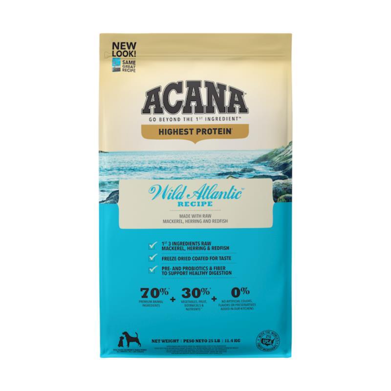 Acana Grain-Free Dry Dog Food, Wild Atlantic, 25-lb
