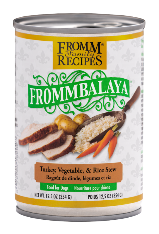 Fromm Frommbalaya Canned Dog Food, Turkey, Vegetable, & Rice Stew, 12.5-oz