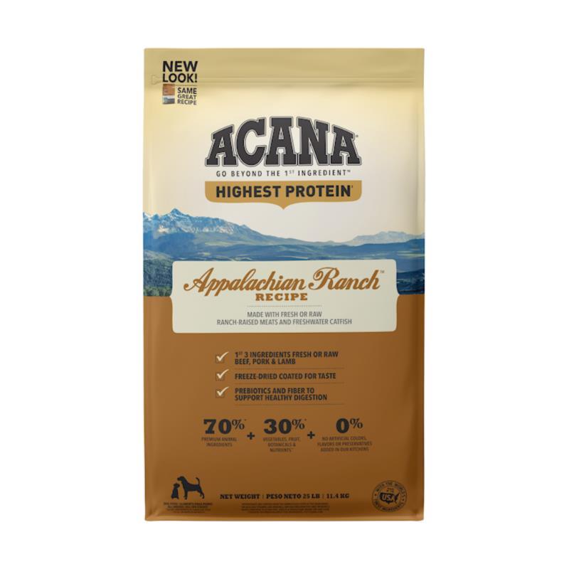 Acana Grain-Free Dry Dog Food, Appalachian Ranch, 25-lb