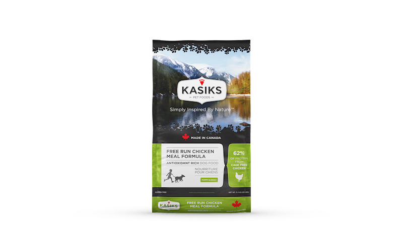 Kasiks Grain-Free Dry Dog Food, Chicken, 25-lb