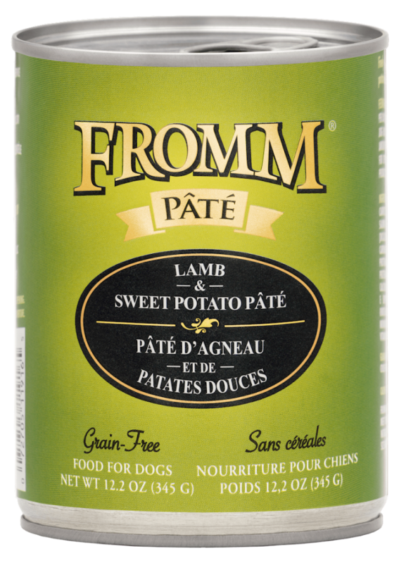 Fromm Pate Canned Dog Food, Lamb & Sweet Potato, 12.2-oz