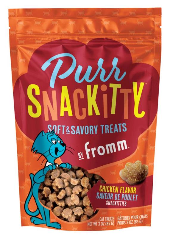 Fromm PurrSnackitty Cat Treats, Chicken, 3-oz