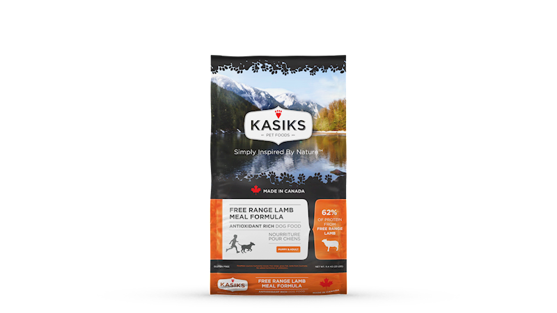 Kasiks Grain-Free Dry Dog Food, Lamb, 25-lb