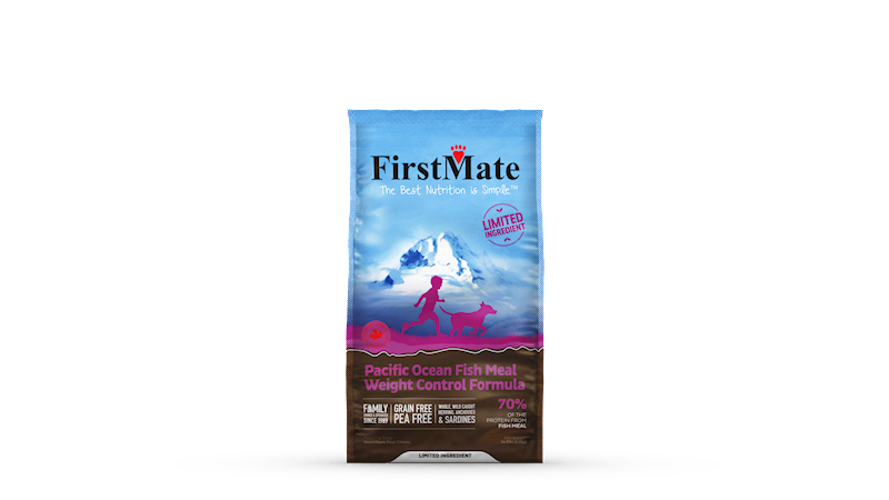 FirstMate Grain-Free Dry Dog Food, Weight Control, Ocean Fish, 14.5-lb