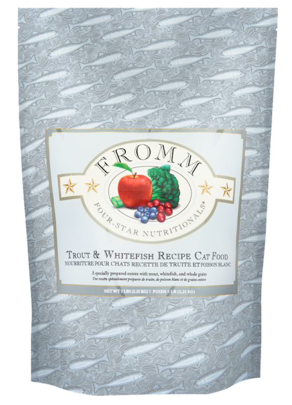 Fromm Four-Star Dry Cat Food, Trout & Whitefish, 5-lb