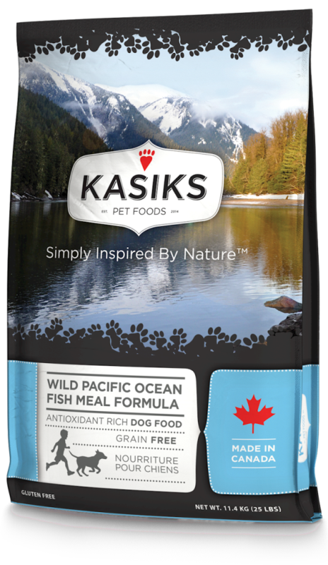Kasiks Grain-Free Dry Dog Food, Ocean Fish, 25-lb