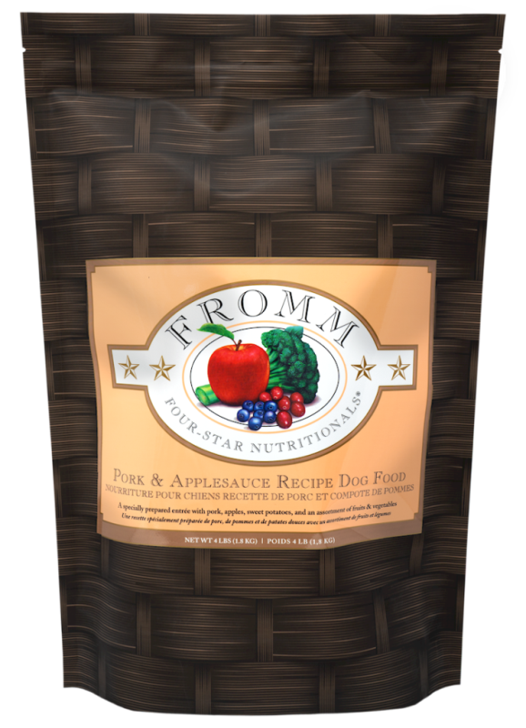 Fromm Four-Star Dry Dog Food, Pork & Applesauce, 4-lb