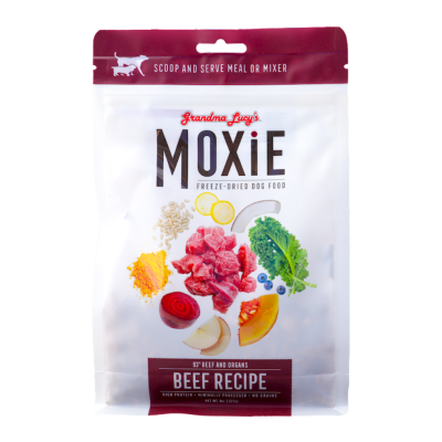 Grandma Lucy's Moxie Beef Freeze-Dried Dog Food, 8-oz