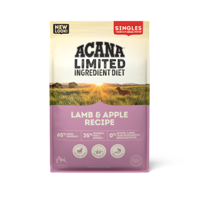 Acana Singles Limited Ingredient Diet Dry Dog Food, Lamb & Apple, 13-lb